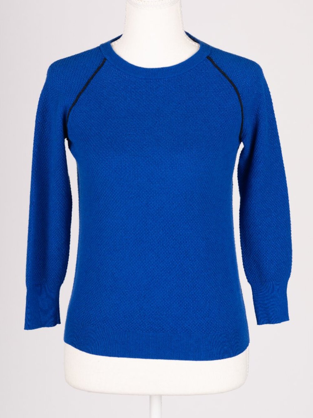 Marc by Marc Jacobs Textured Wool Blend Sweater Royal Blue XS